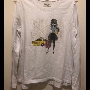 Girls’ DKNY fashion top